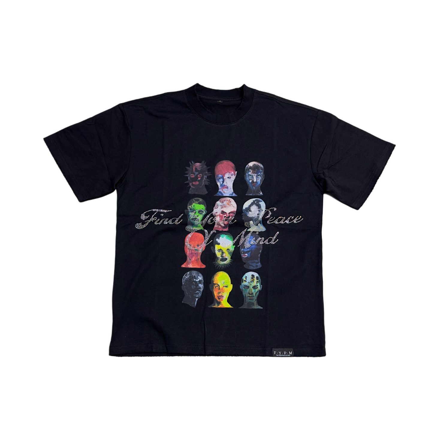 “12 Faced” Rhinestone T-Shirt