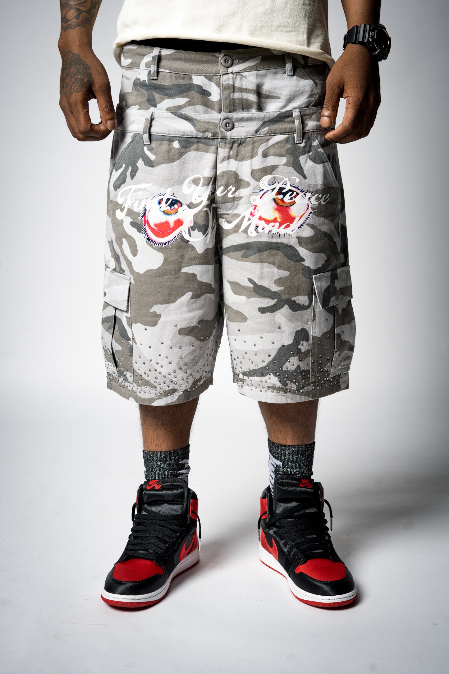 “Soldier Grey” Cargo Shorts