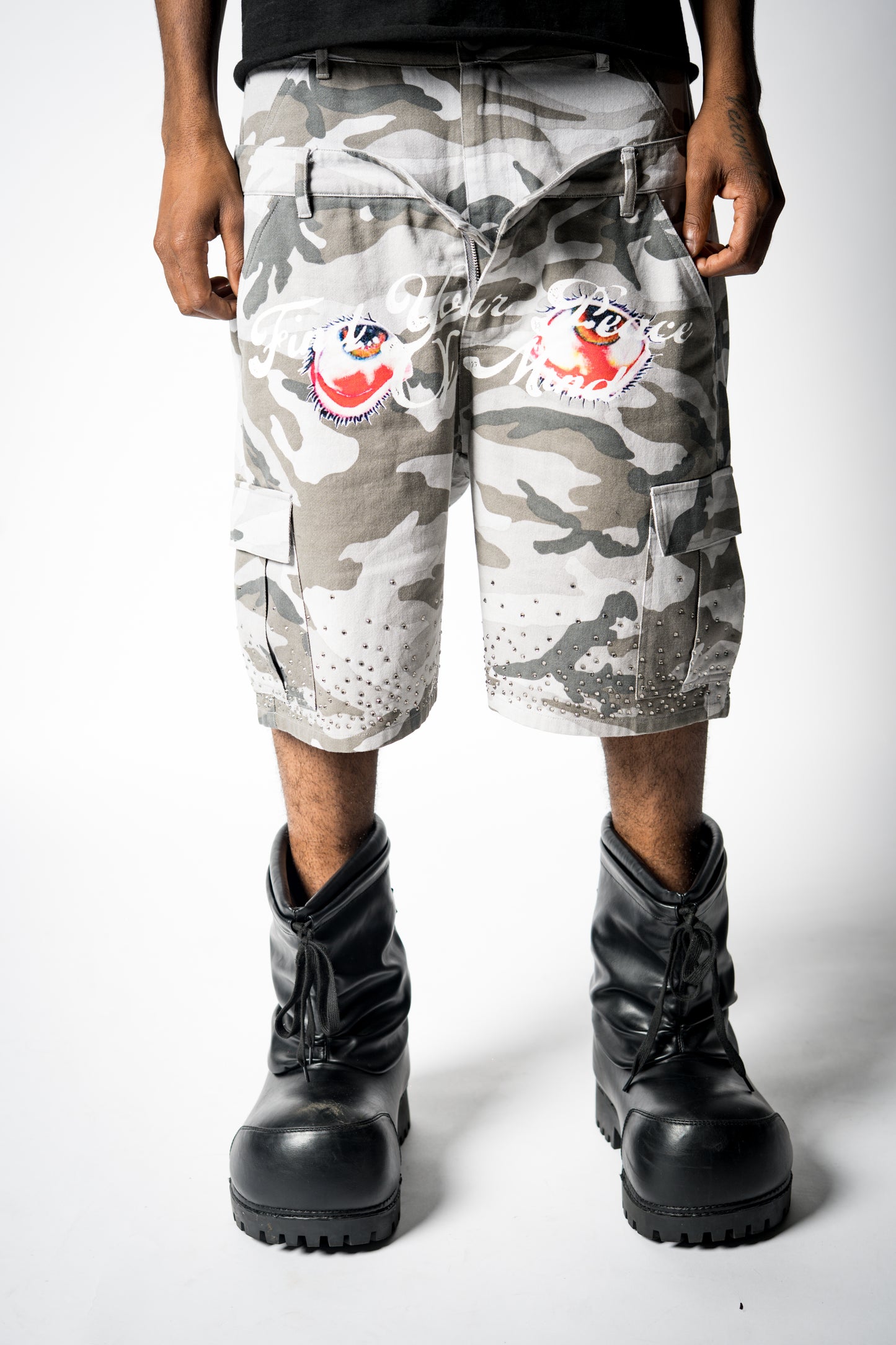 “Soldier Grey” Cargo Shorts