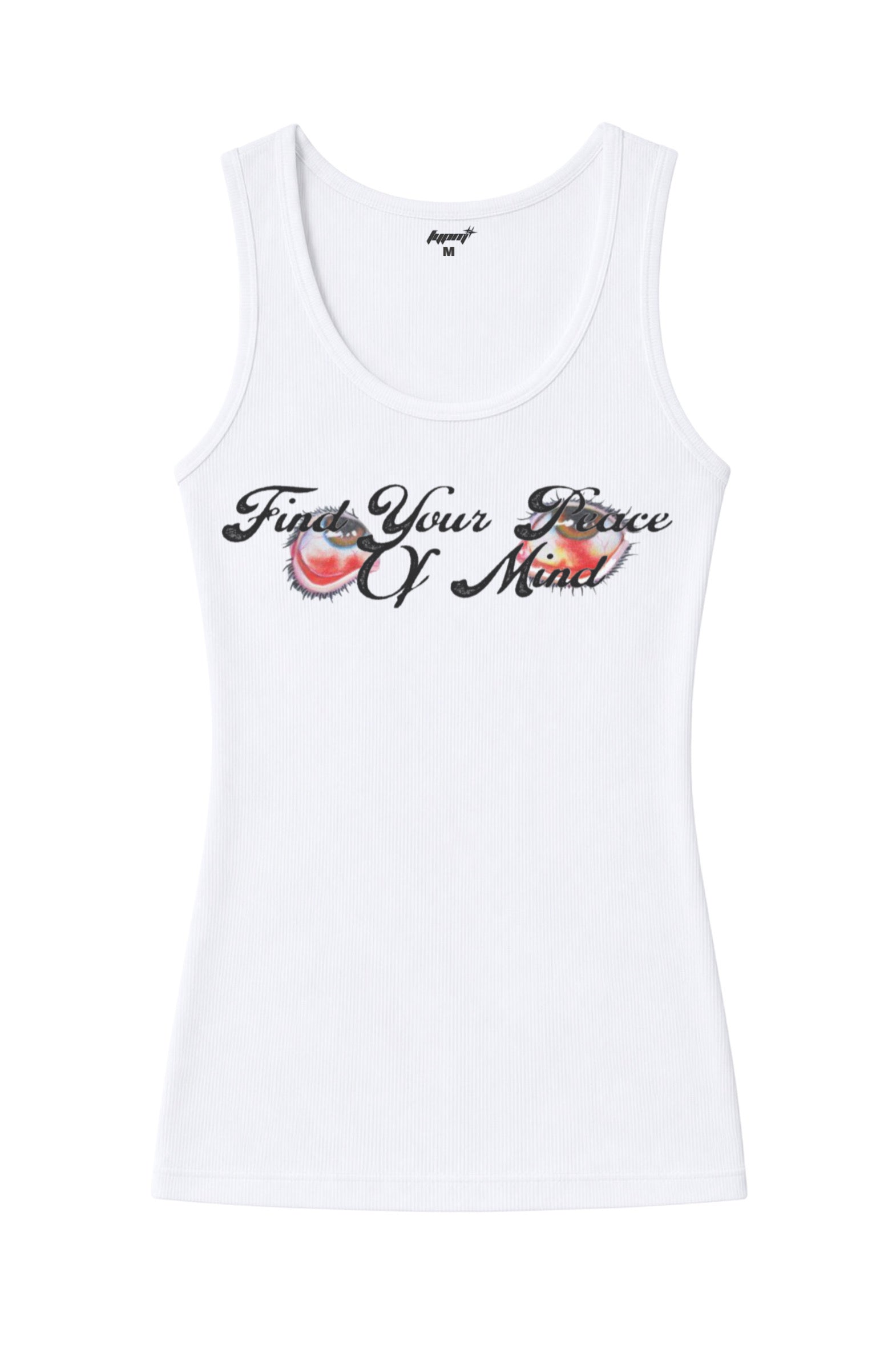 “Vision” Unisex Tank Top- White