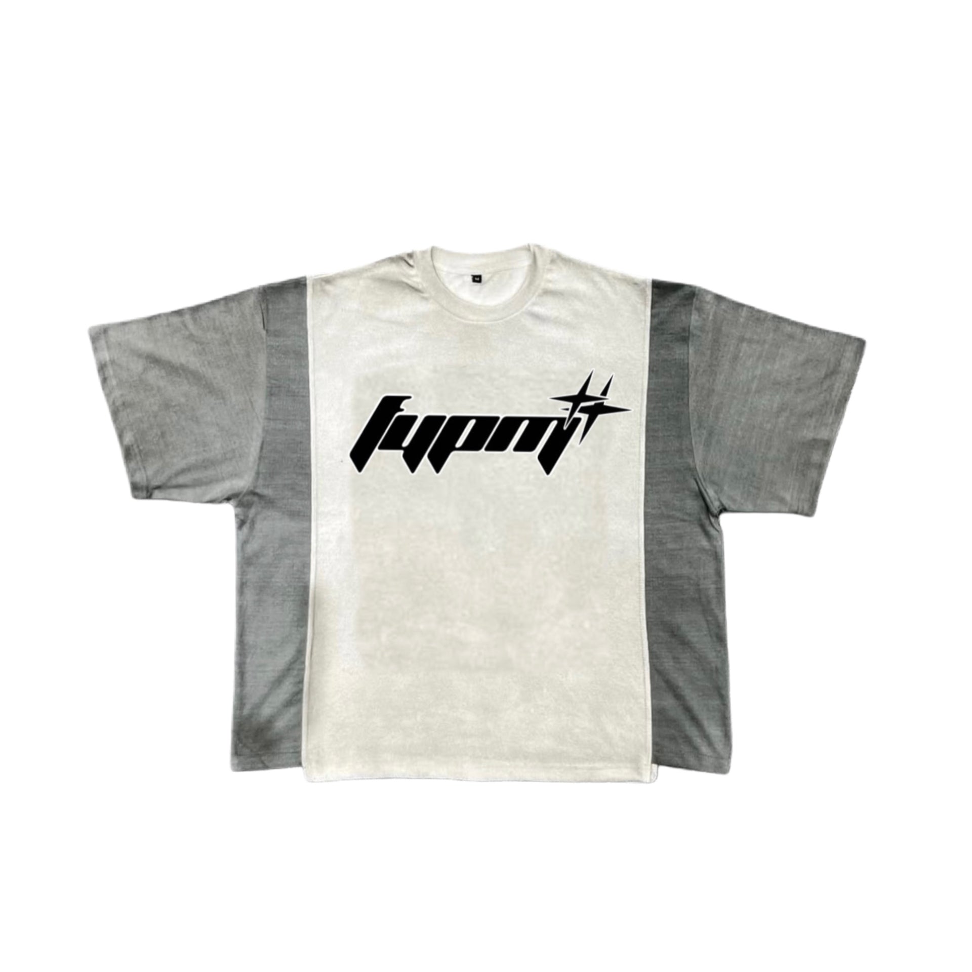 "Soccer Club" T-Shirt - Cream/Light Grey
