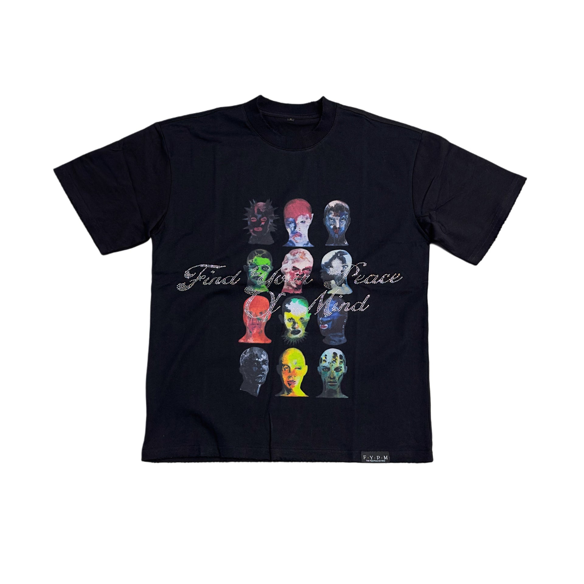 “12 Faced” Rhinestone T-Shirt