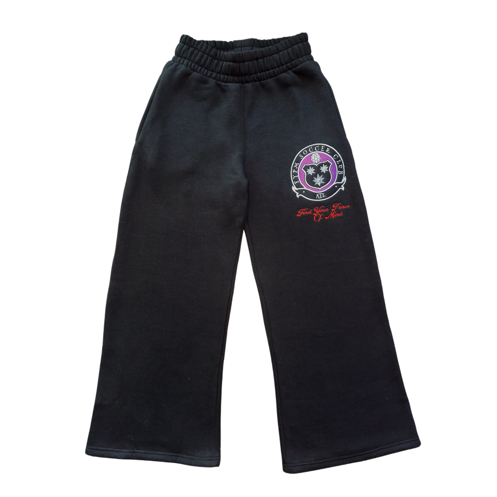 "Soccer Club" Sweatpants – Black
