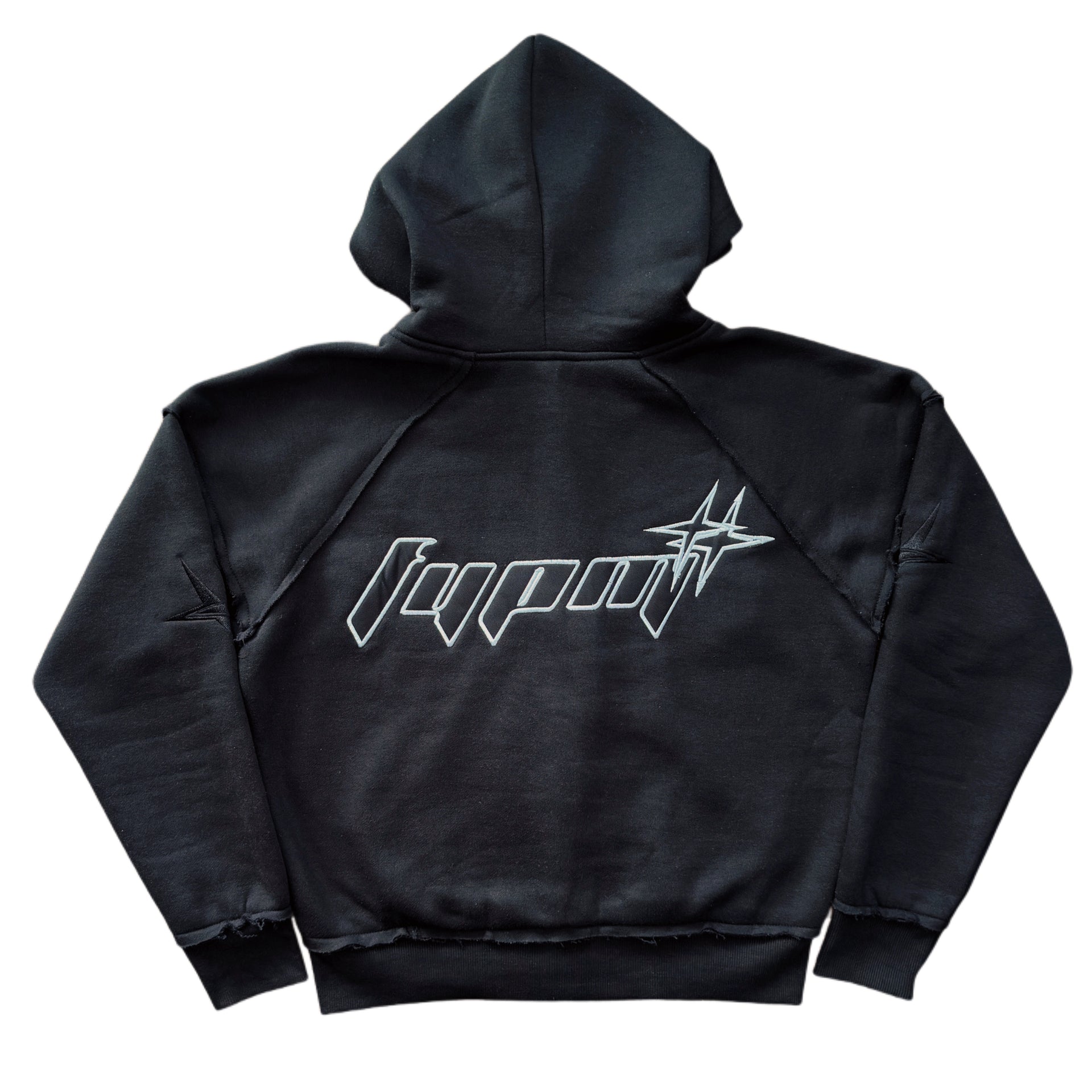 "Soccer Club" Zip-Up – Black