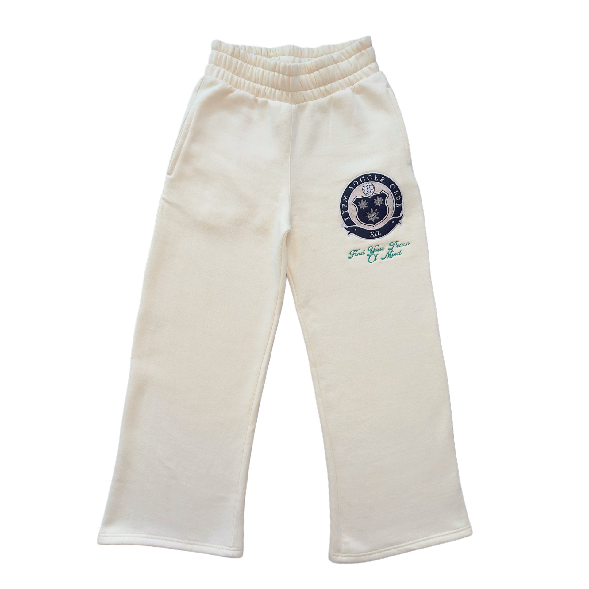 "Soccer Club" Sweatpants – Cream
